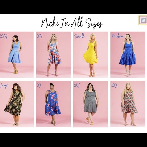 Lularoe Nicki Dress - Picture 8 of 8